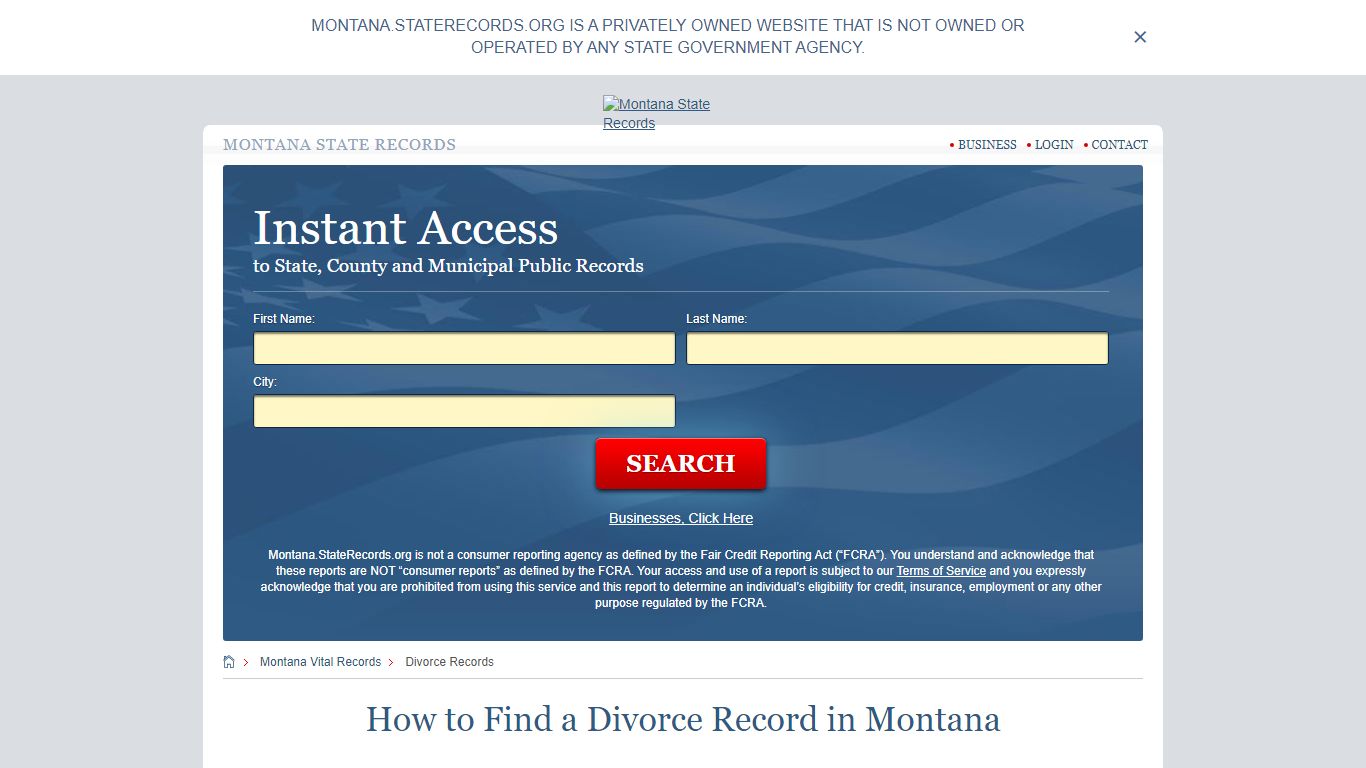 How to Find a Divorce Record in Montana - Montana State Records